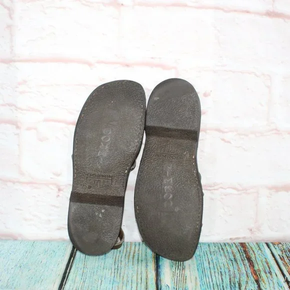 *Nimrod Unisex Brown Leather Casual Slingback Biblical Strappy Sandals Size __ - Picture 10 of 10